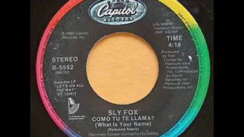 Sly Fox-Como Tu Te Llama (What Is Your Name_) (Reduced+Remix) (80`s+Freestyle!)