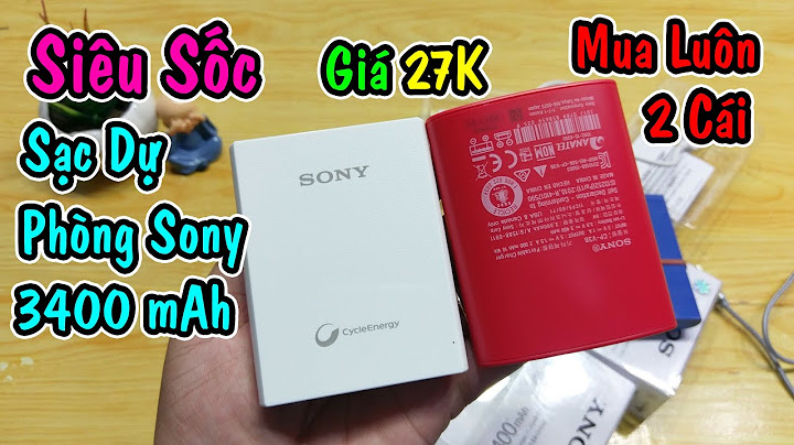 Đánh giá pin sạc dự phòng sony năm 2024