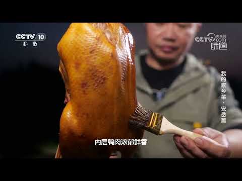 鸭肉经过长时间烤制肉香四溢《味道》20240420 | 美食中国 Tasty China