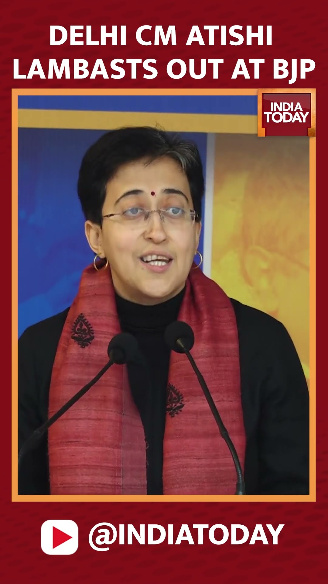 Delhi CM Atishi Lambasts Out At BJP Says, An Abusive Party Deserves An Abusive CM Face #delhicm