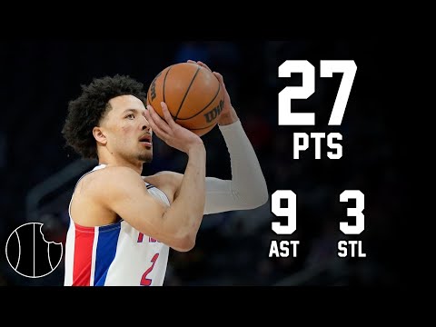 Cade Cunningham Highlights Pistons Vs Nuggets 20th Nov 2023