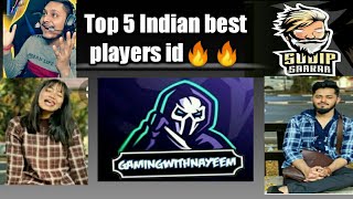 Top 5 Indian Best Players Id Of Free Fire. Free Fire 2020