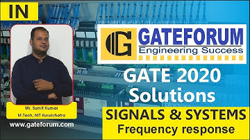 GATE 2020 Video Solutions I Instrumentation Engineering I Signals & Systems I Q 5