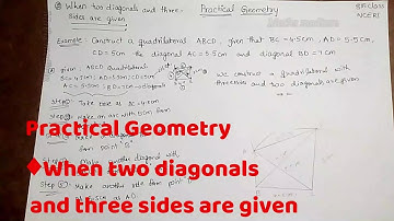 Method-2 -Constructing a Quadrilateral /Practical Geometry /8thclass/ncert