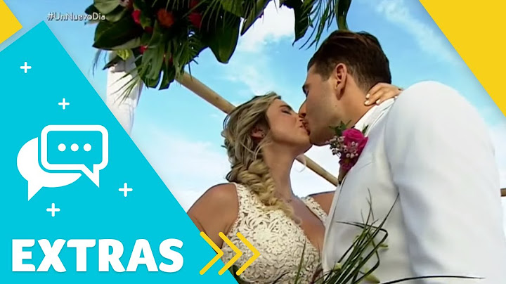 El chef James y Russel, así fue la ceremonia de boda | Un Nuevo Día | Telemundo