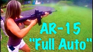 girl shooting full auto ar 15 girls shooting guns wesguns com