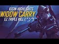 K1s1n widow carry     overwatch highlight 4k