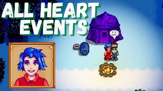 Emily's ALL HEART EVENTS in Stardew Valley 1.5