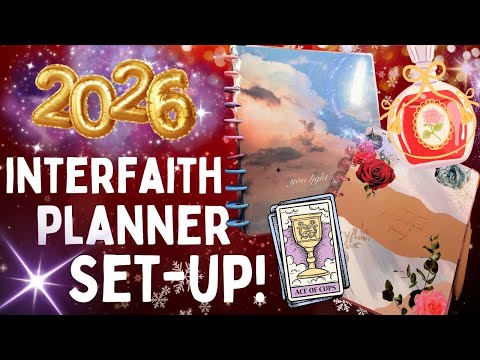 🎁 2026 Interfaith Planner Set-Up | PLANNER BABE CHRISTMAS | DAY 13