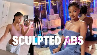 Title: Halle Bailey Flaunts Sculpted Abs in Pink Sports Bra, Six Months After Welcoming Son Halo