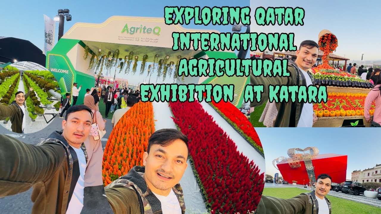 Day 44 of 365 Days | Exploring Qatar’s Biggest Agricultural Exhibition | Mini Zoo & Amazing 🤩 