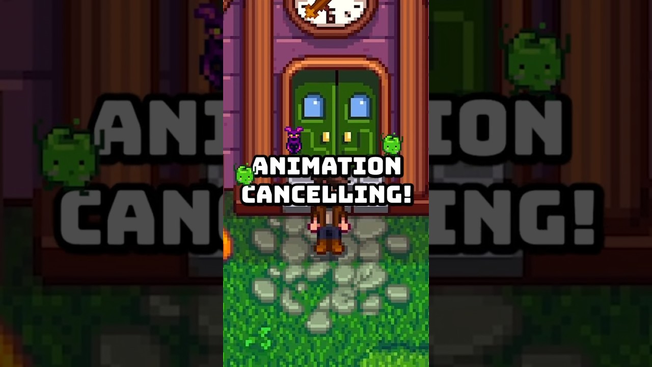 Как отменить анимацию и пройти Stardew Valley на скорость! 