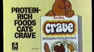 1981 Crave Cat Food 
