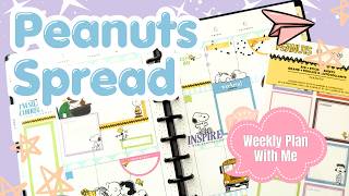 Classic Plan With Me | Peanuts Spread | First Week of June 2026 Happy Planner