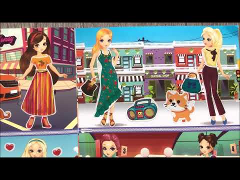 Video Dán hình thiết kế thời trang công chúa xinh đẹp quyển... - youtube