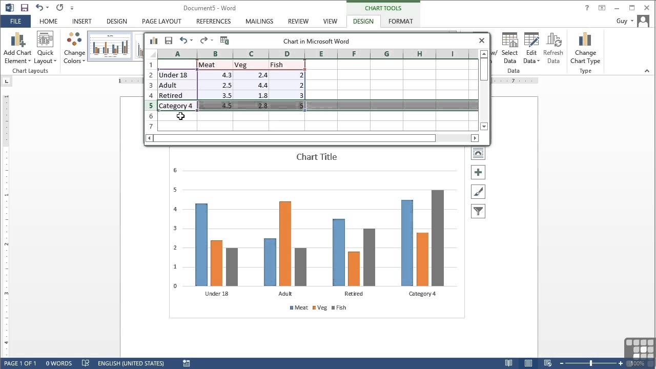 How To Make A T Chart In Word