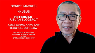 Imacros Script Ribuan Blogspot | Backlink PBN Dofollow | Blogroll Dofollow