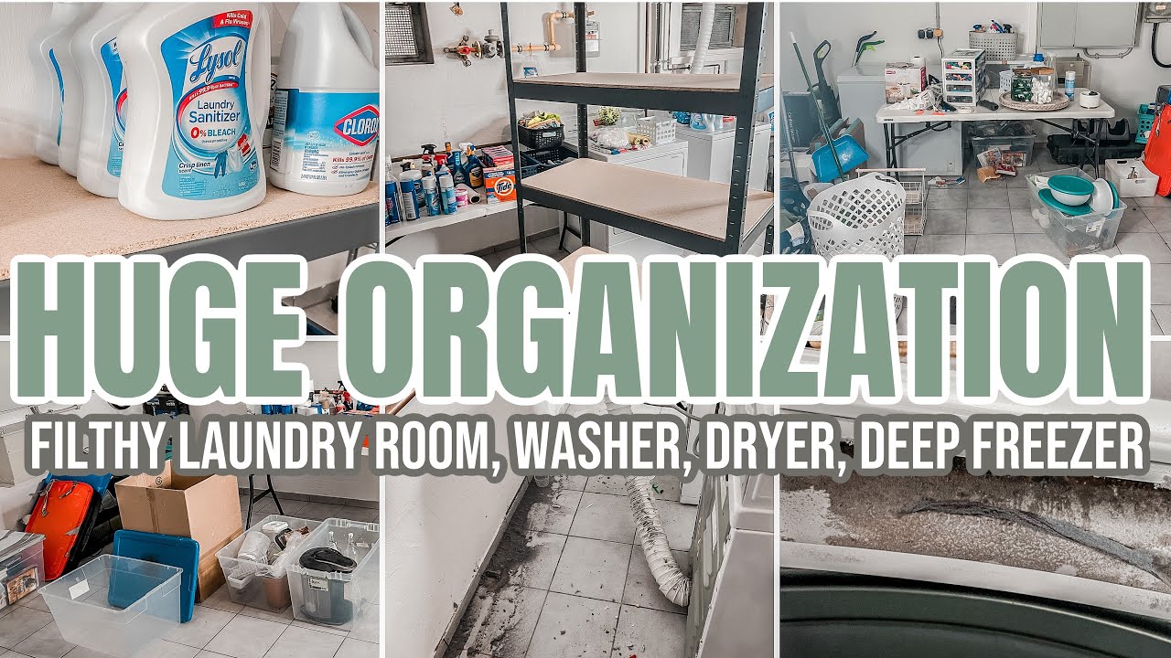 HUGE FILTHY HOUSE CLEAN WITH ME | SPRING CLEAN DECLUTTER AND ORGANIZE ...