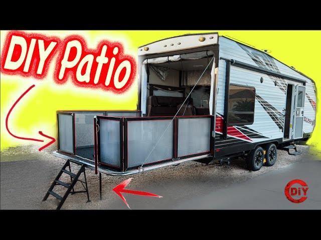 Diy Toy Hauler Ramp Into A Patio You