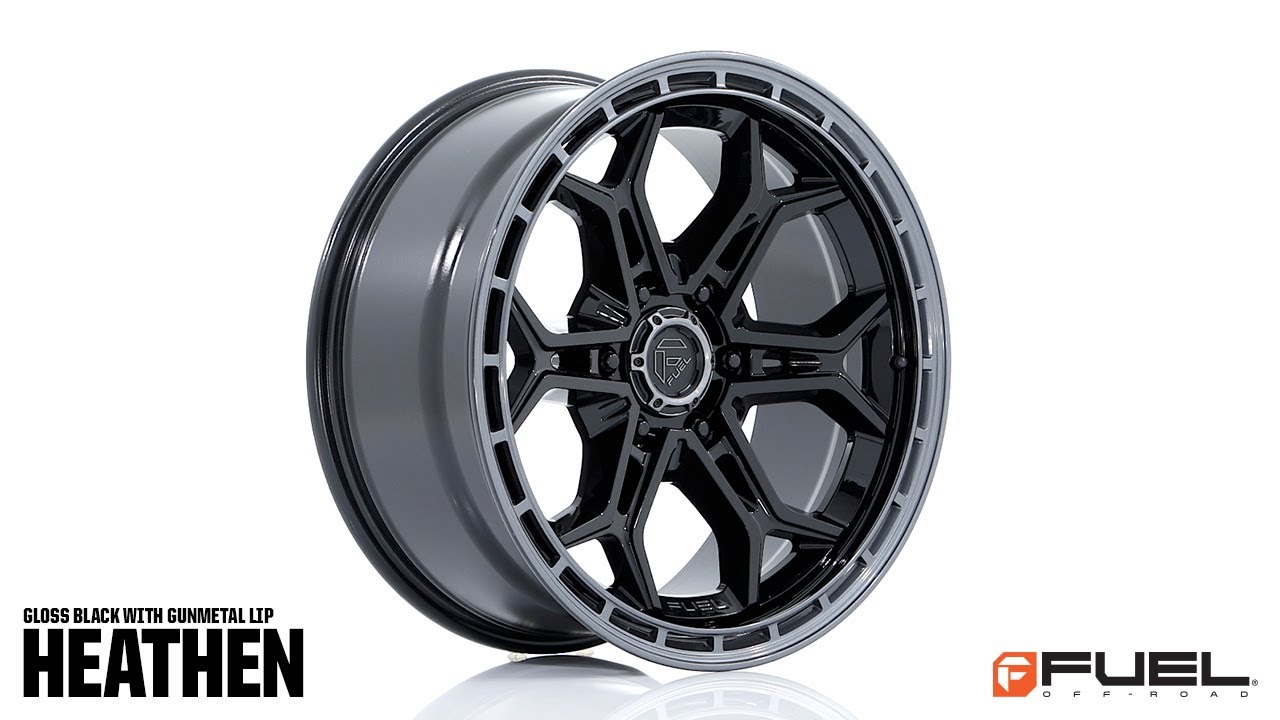 FUEL FC896 HEATHEN | 20X9 | ET1 | GLOSS BLACK WITH GLOSS GUNMETAL