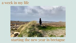 Week in my life vlog: the end of 2023, the start of 2024 in Bretagne @bibliosophie