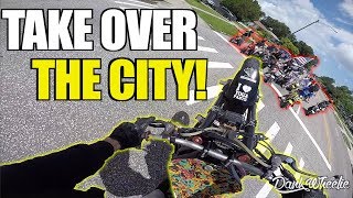 Huge Motorcycle Rideout - Beach Takeover With The Grom Squad! Huge Motorcycle Rideout - Beach Takeover With The Grom Squad!