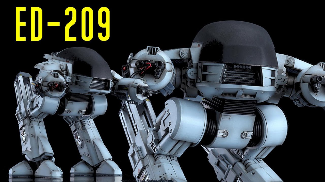 Enforcement Droid - ED-209 Scale Model Kit Review - YouTube