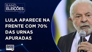 With 70% of votes counted, Lula has 51% and Flávio 49%