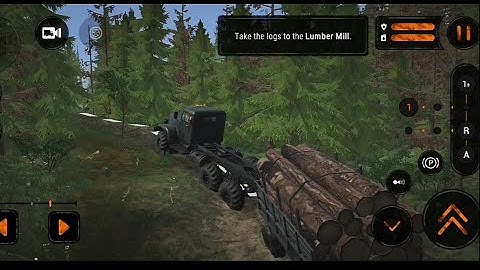 Mudrunner Android Gameplay (Mission 1)😯//mudrunner gameplay🔥 //Android games #offroad