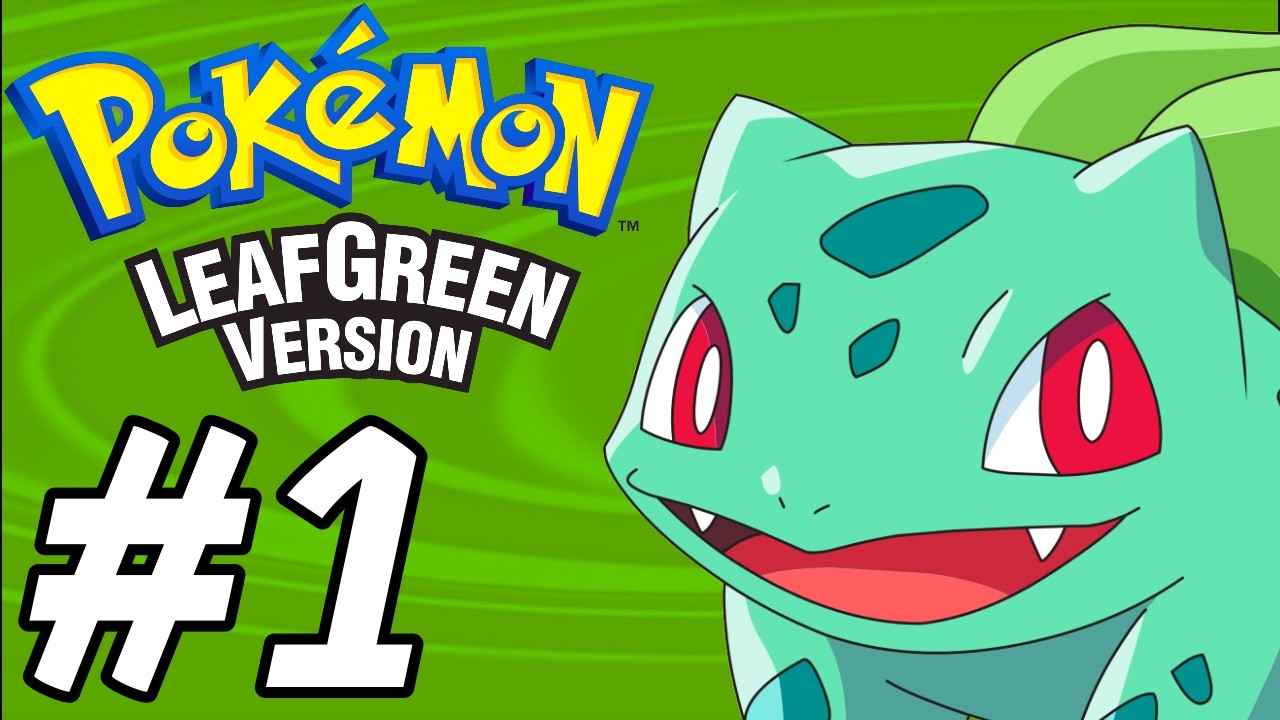 Pokemon Green Leaf Gameplay Walkthrough PART 1 (Gameboy Advance)
