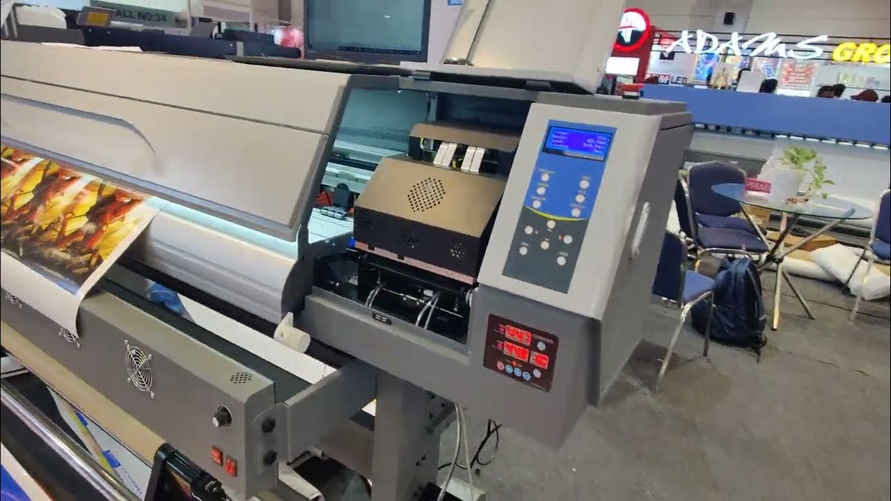 ALLWIN i3200 ECO SOLVENT PRINTER YouTube