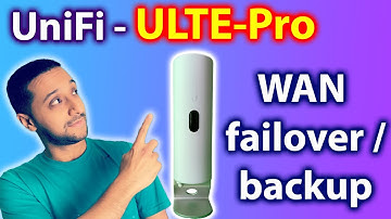 UniFi WAN Failover / Backup | ULTE-PRO | Say Bye Bye to your internet problems!
