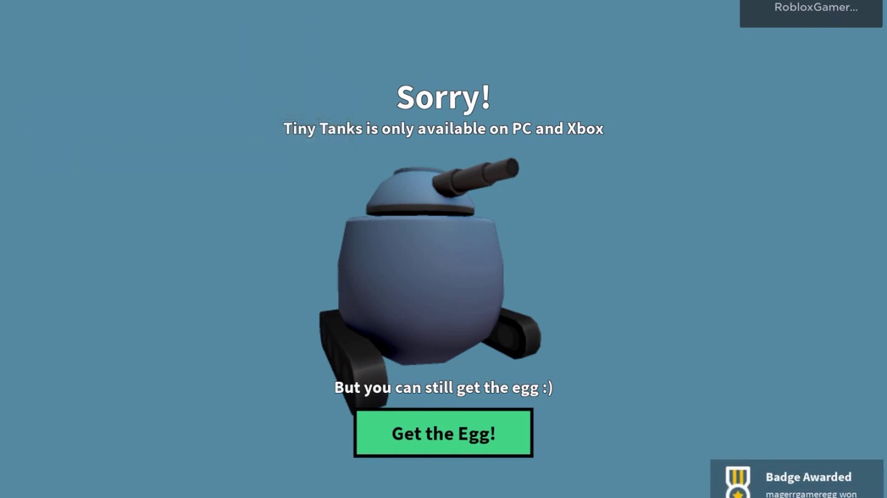 ROBLOX EGG HUNT 2020: how to get tiny tank egg