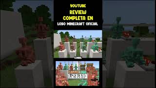 nueva estatua del golem de cobre #minecraft #minecraftbedrock #minecraftjava