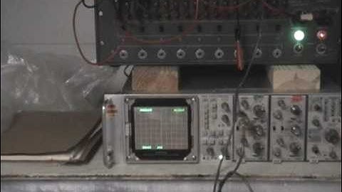 Heathkit EC-1 Analog Computer with Tektronix 7313 Oscilloscope