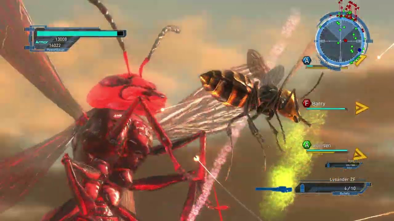 Earth Defense Force (EDF) 5 : M 73 Online - Flying Unit - Inferno