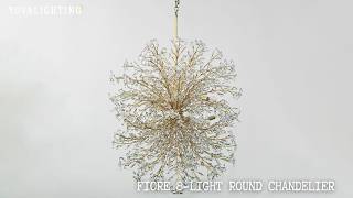 FIORE8 LIGHT ROUND CHANDELIER