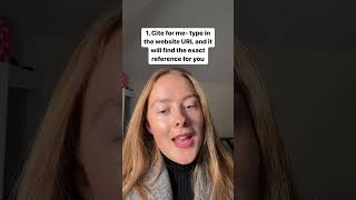 3 best websites for referencing your uni work! #university #fyp #youtubeshorts #studenthacks #study