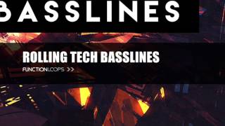 ROLLING TECH BASSLINES - Sample Pack | Techno & Tech House Bass Loops, MIDI & Samples