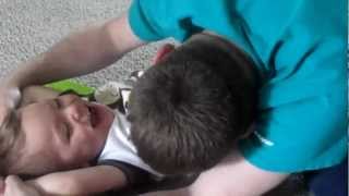 Ethan and daddy playing (17 months old).MOV