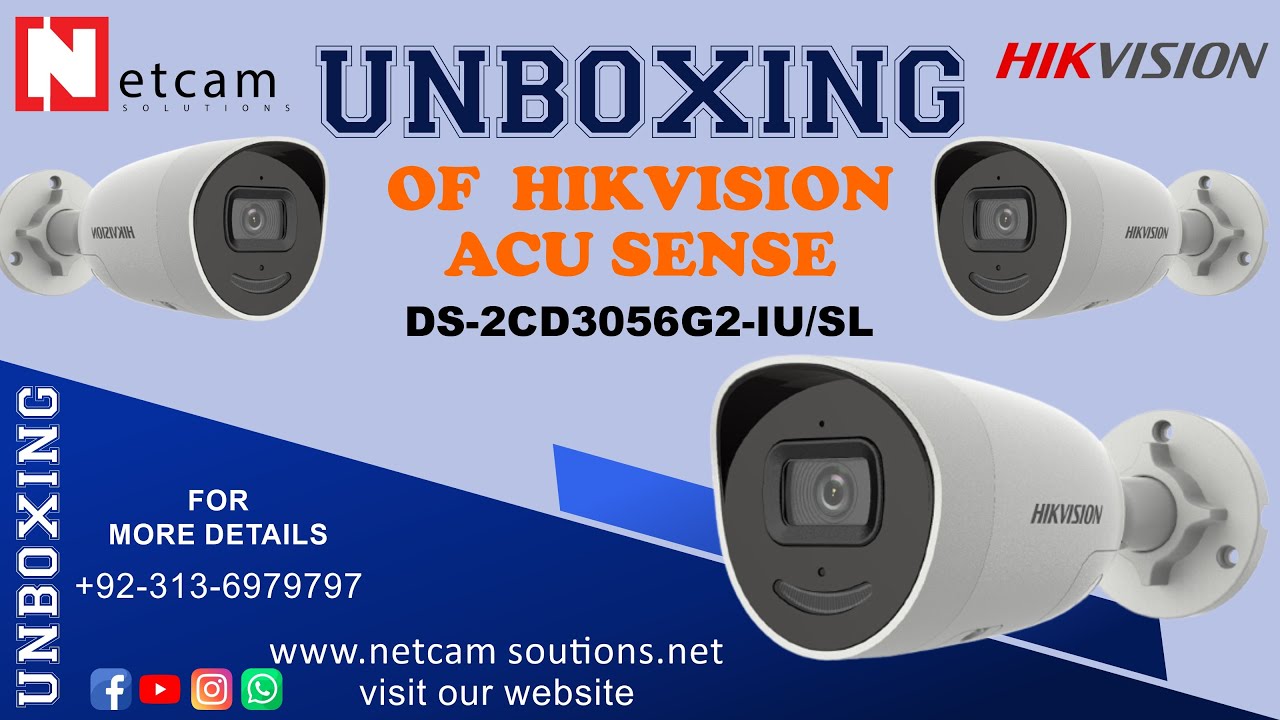 Unboxing and Review of Hikvision ACU Sense#netcamsolutions #netcam # ...