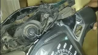 cara merubah arus AC ke DC lampu depan motor REVO 2010