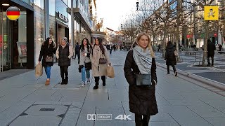 Frankfurt, Germany 🇩🇪 | Walking along Kaiserstraße, Zeil and Konstablerwache | Jan 2024
