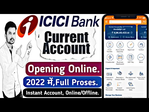 how to open icici bank current account online - icici bank me current account kaise khole, 2022 me||