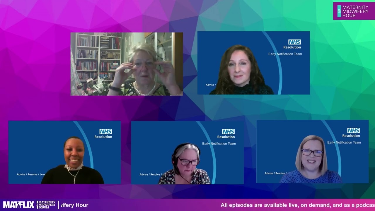 18.4 An update on the work of NHS Resolution’s Early Notification scheme #midwiferyhour