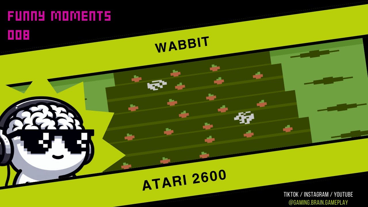 Retrogaming Gameplay ITA: Wabbit - Atari 2600