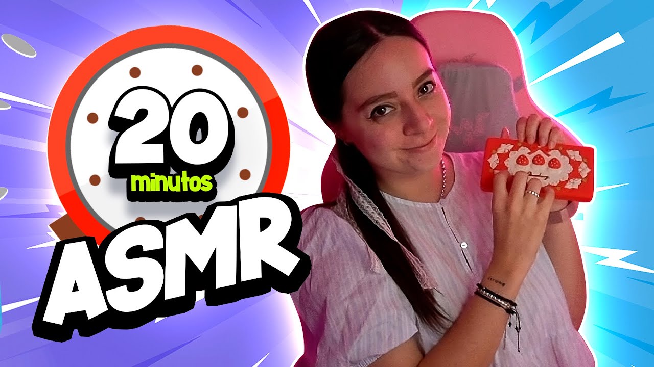 Asmr 20 ASMR | 20 MINUTOS DE SONIDOS RELAJANTES 🌈 - YouTube