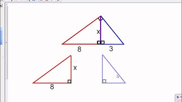 Geometry Lesson 7.4 Similarity in Right Triangles
