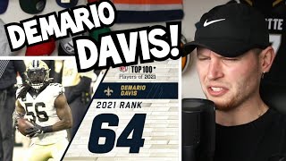 Rugby Player Reacts to DEMARIO DAVIS (LB, New Orleans Saints) #64 The Top 100 NFL Players of 2021!