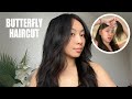 Trying the Butterfly Cut by Brad Mondo on Thin Hair 🦋✂️ Better Than The Wolf Cut??